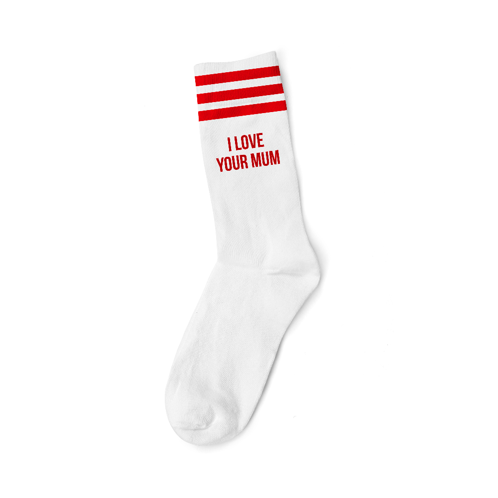 Socken „I Love Your Mom“ – Mothersocker