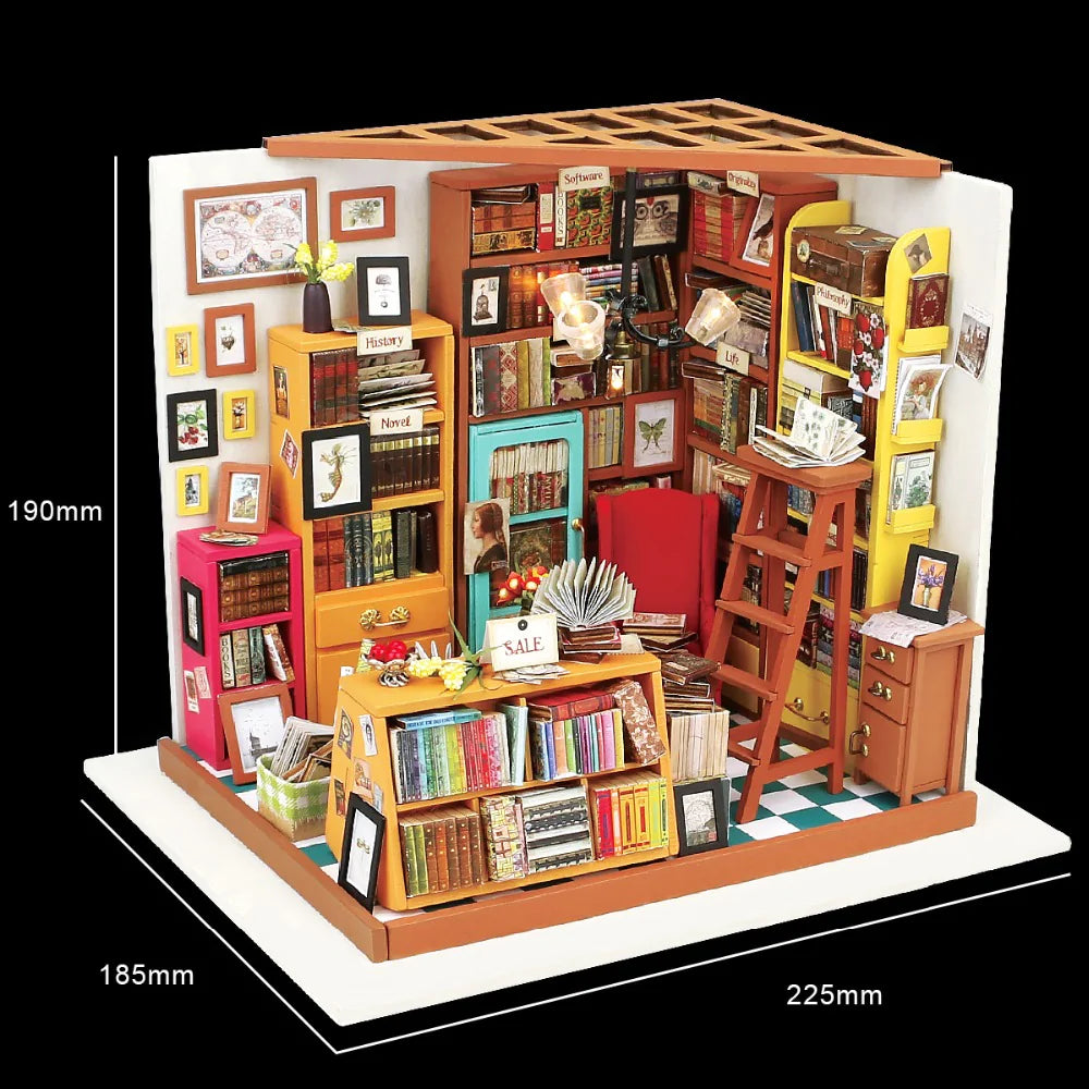 DIY Miniature House Sam's Study - Robotime