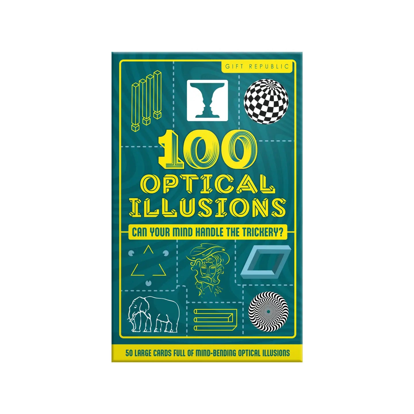 100 Optical Illusions Cards - Gift Republic