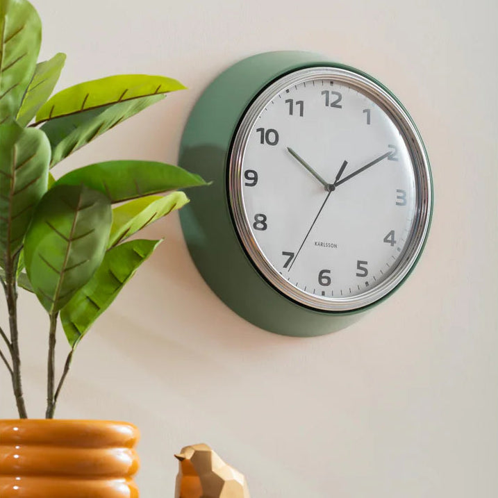 Wandklok Modern Jungle - Karlsson