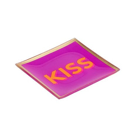 Schaaltje Love Plate Kiss - Gift Company
