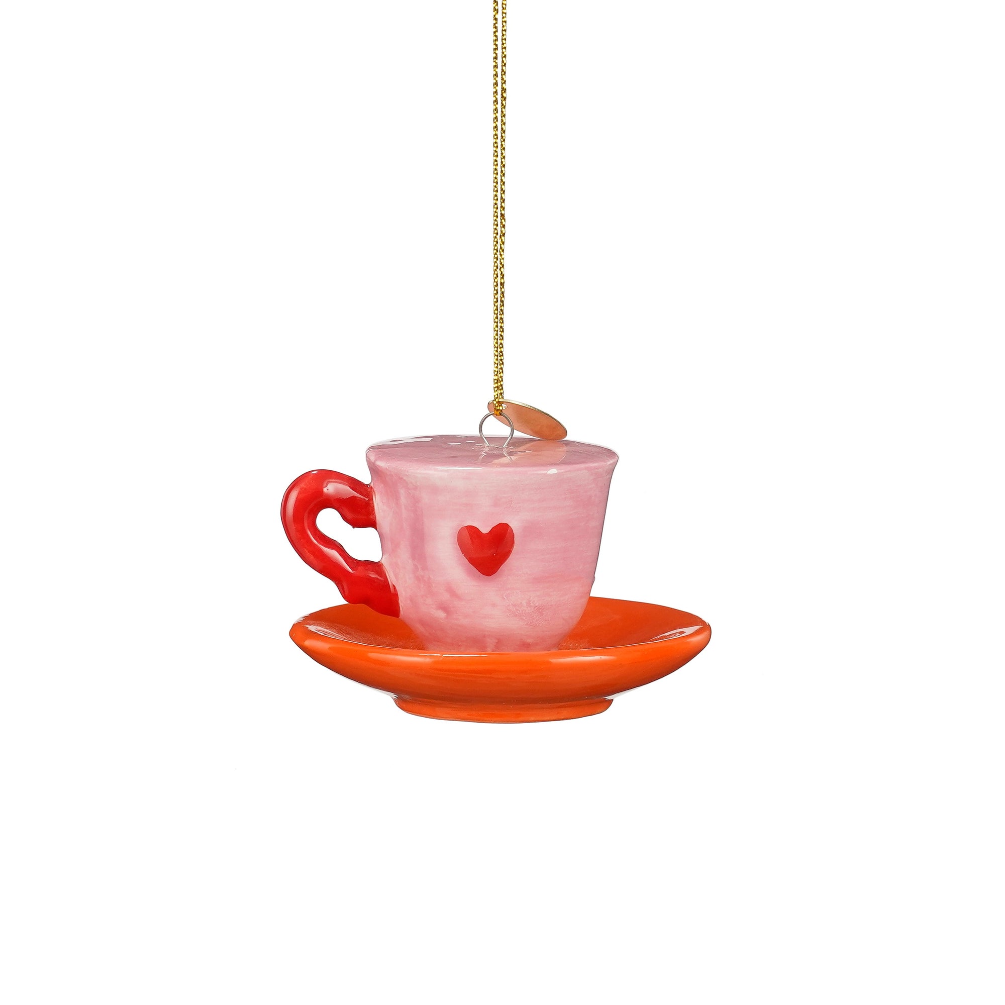 Kerst Ornament Theekop Dolomiet – Mica