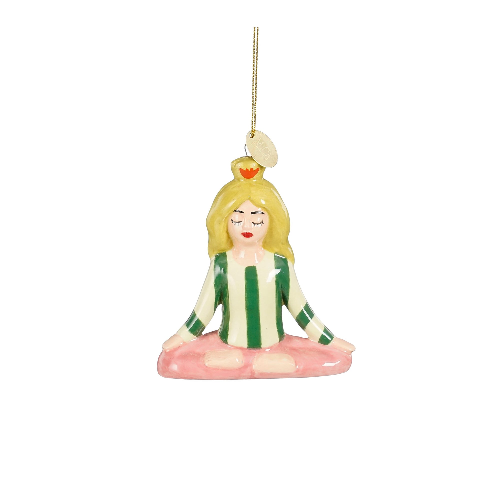 Kerst Ornament Yoga Meisje Dolomiet – Mica
