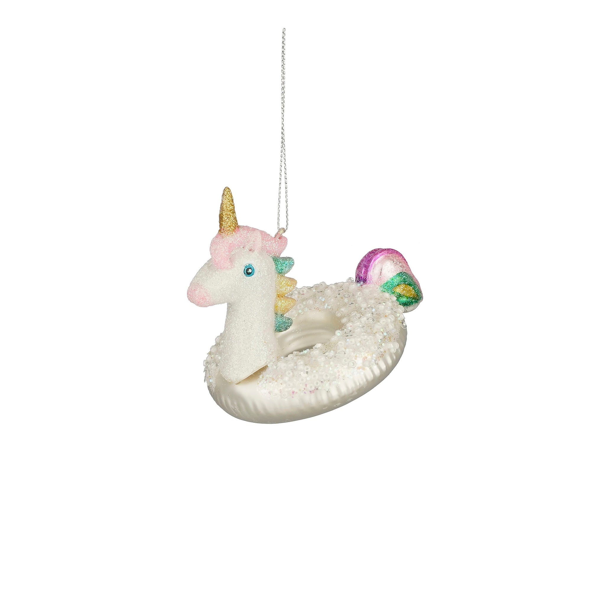Kerst Ornament Eenhoorn Zwemring – Mica