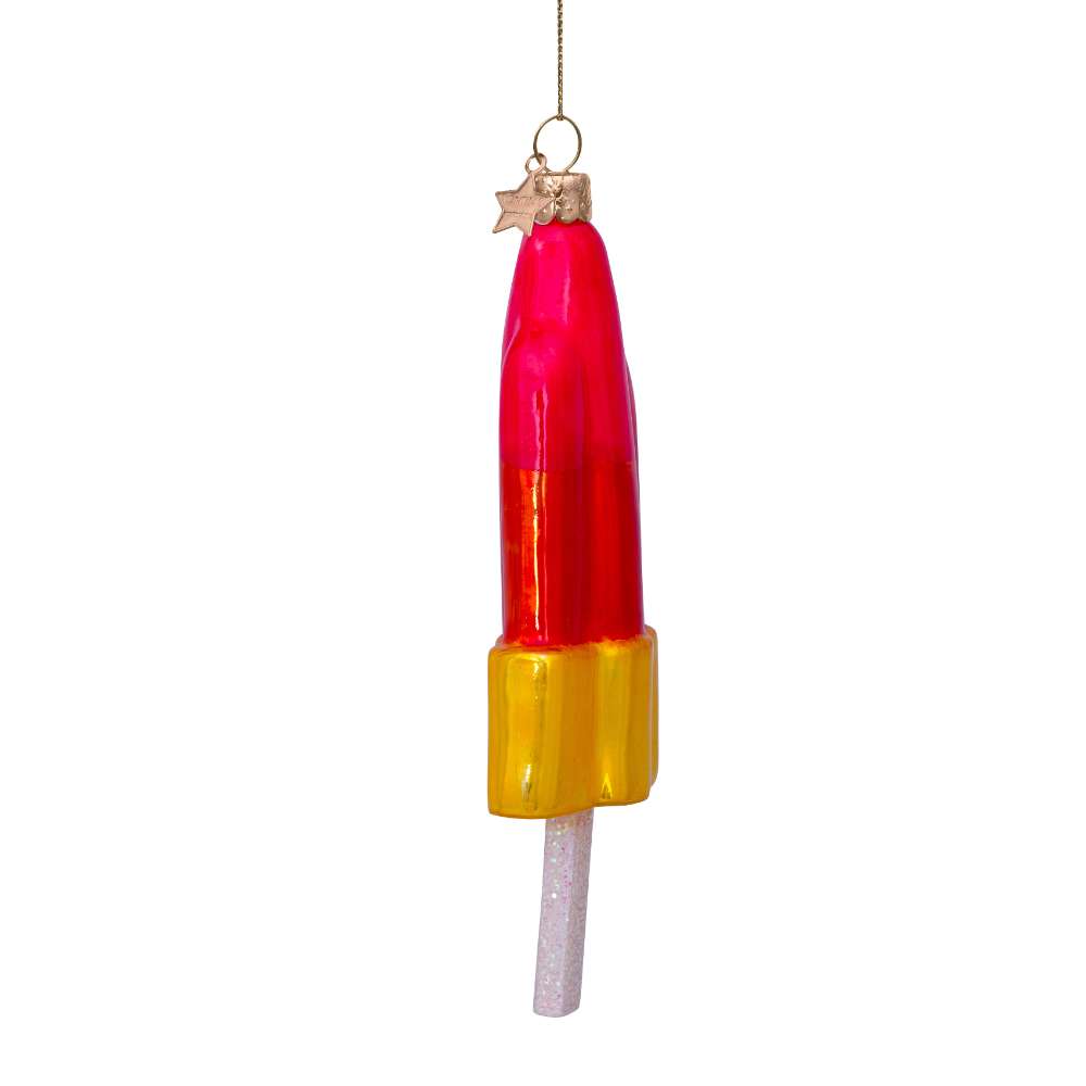 Christmas Ornament Rocket Ice Cream - Vondels