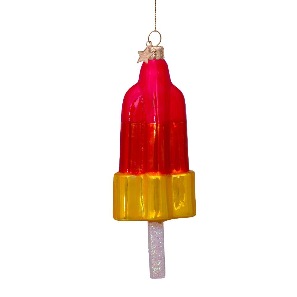 Christmas Ornament Rocket Ice Cream - Vondels