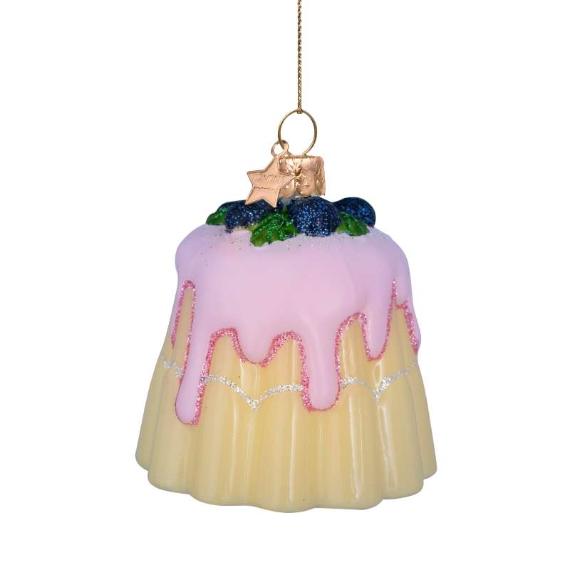 Christmas Ornament Pudding Yellow - Vondels