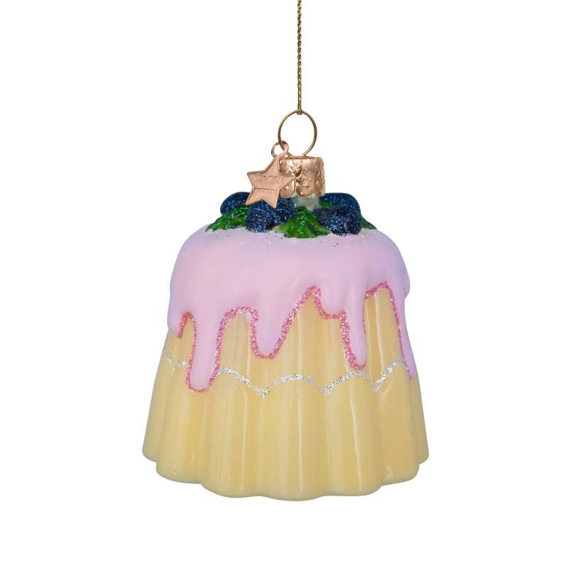 Christmas Ornament Pudding Yellow - Vondels