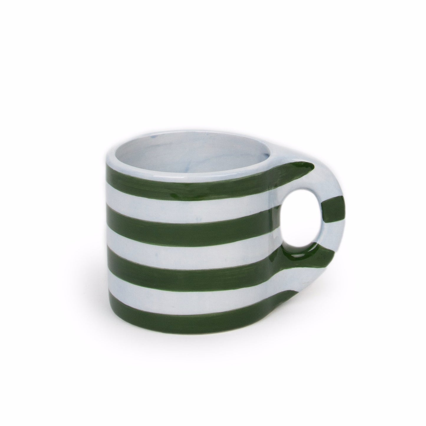 Mug Serene Green Stripes - Helio Ferretti 