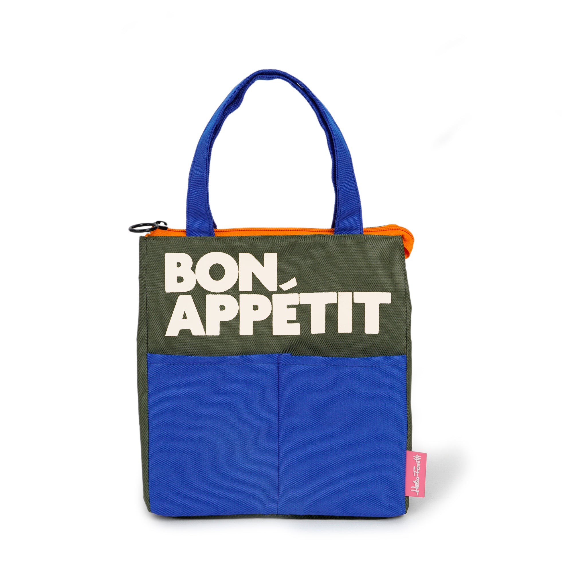 Lunch Bag Bon Appetit Blauw - Helio Ferretti