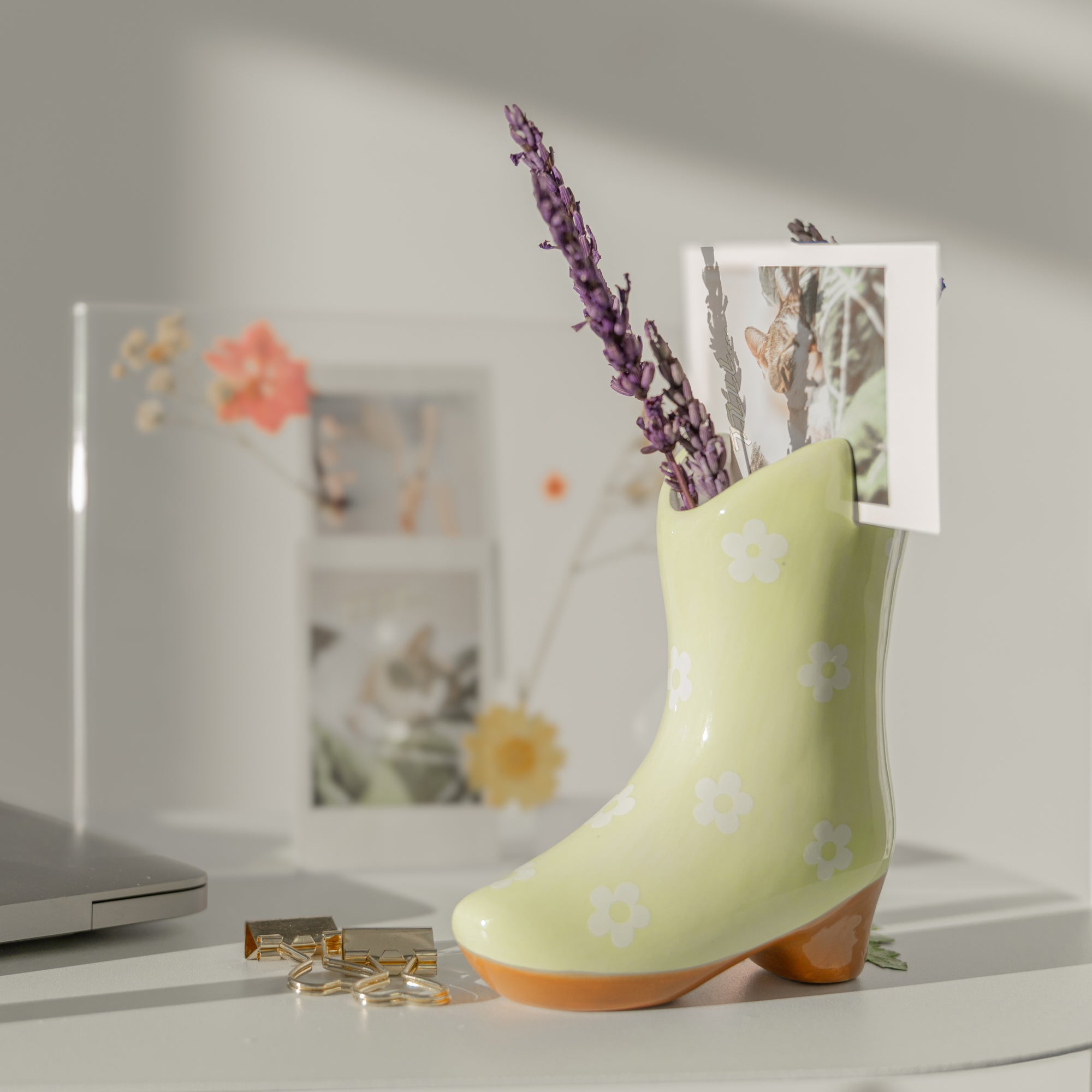 Fotohalter Cowboy Boot Lime - Helio Ferretti 