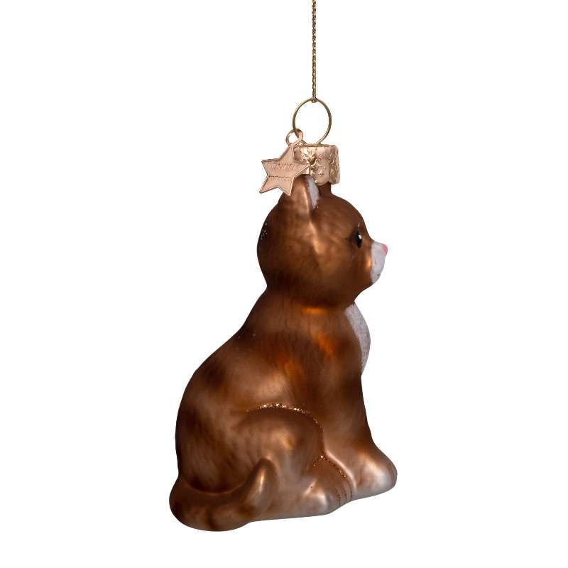 Christmas Ornament Cat Red - Vondels