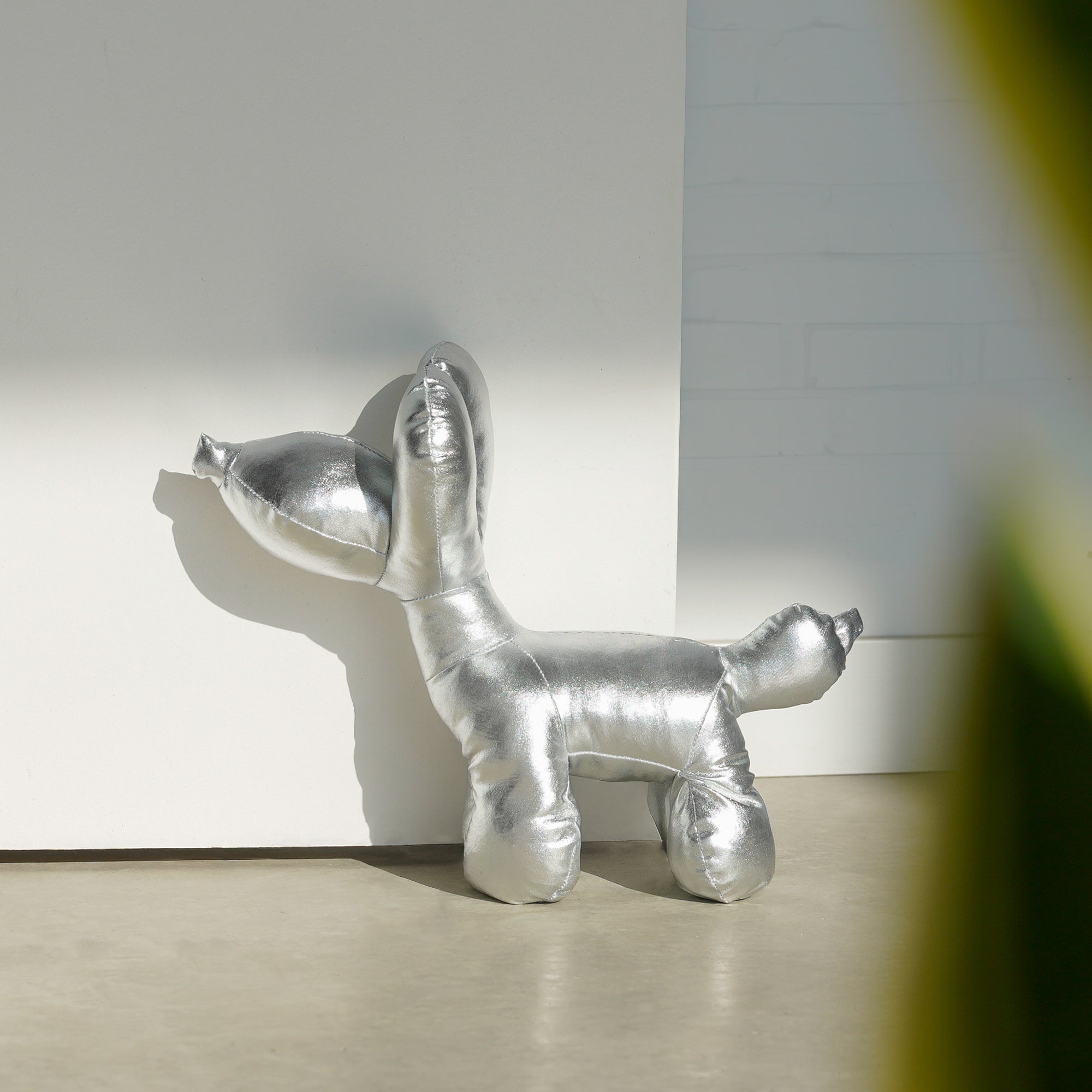 Deurstopper Balloon Dog Zilver - Helio Ferretti