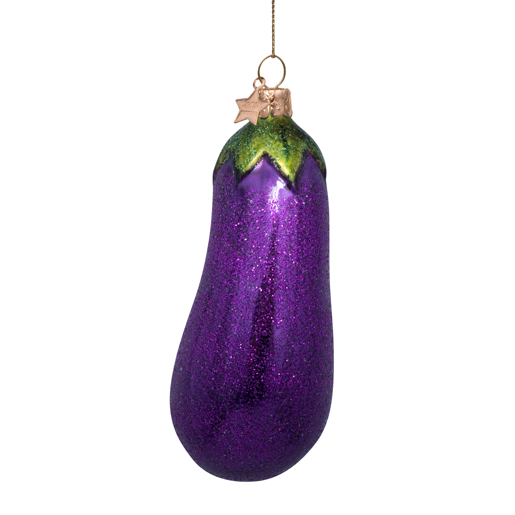 Kerst Ornament Aubergine - Vondels
