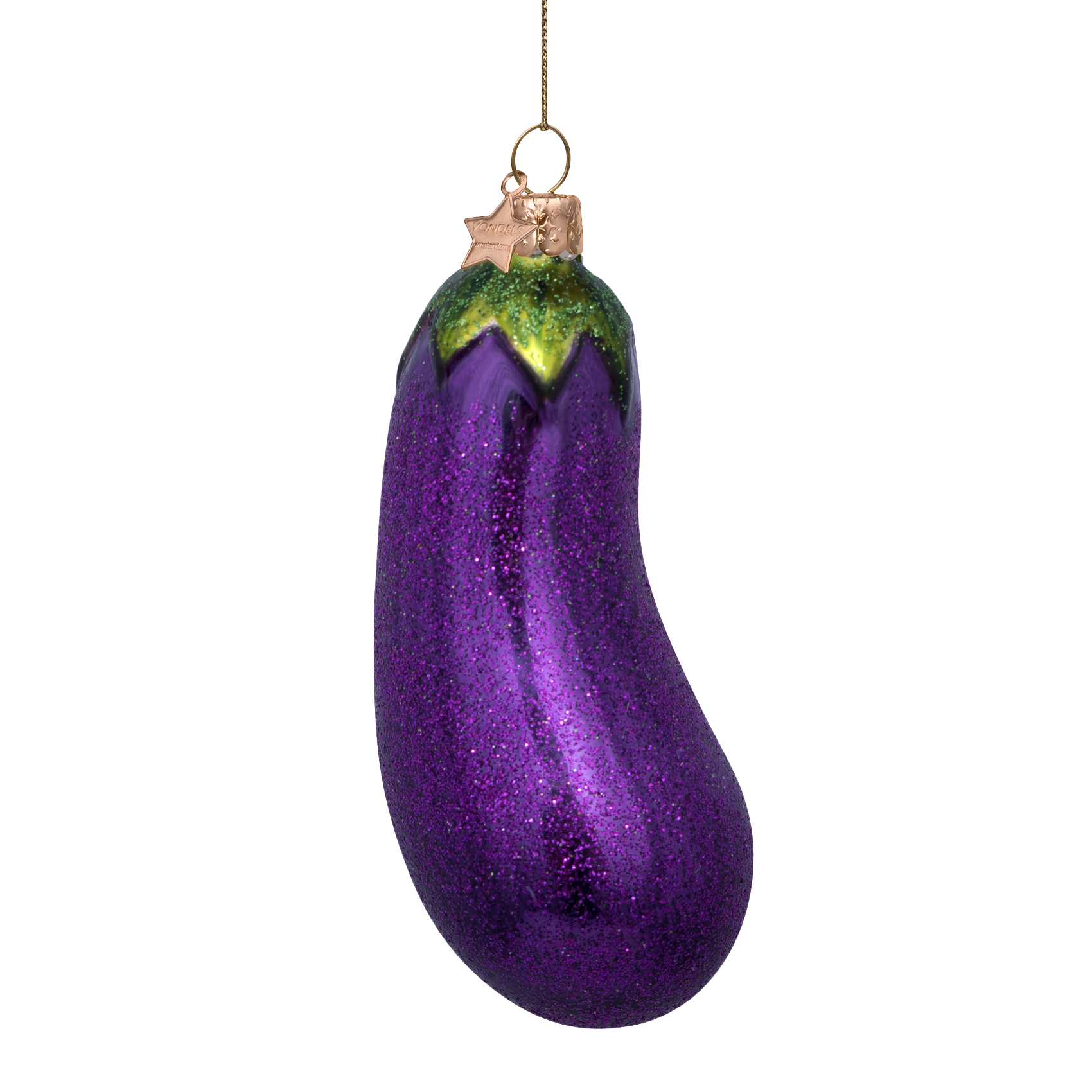 Kerst Ornament Aubergine - Vondels