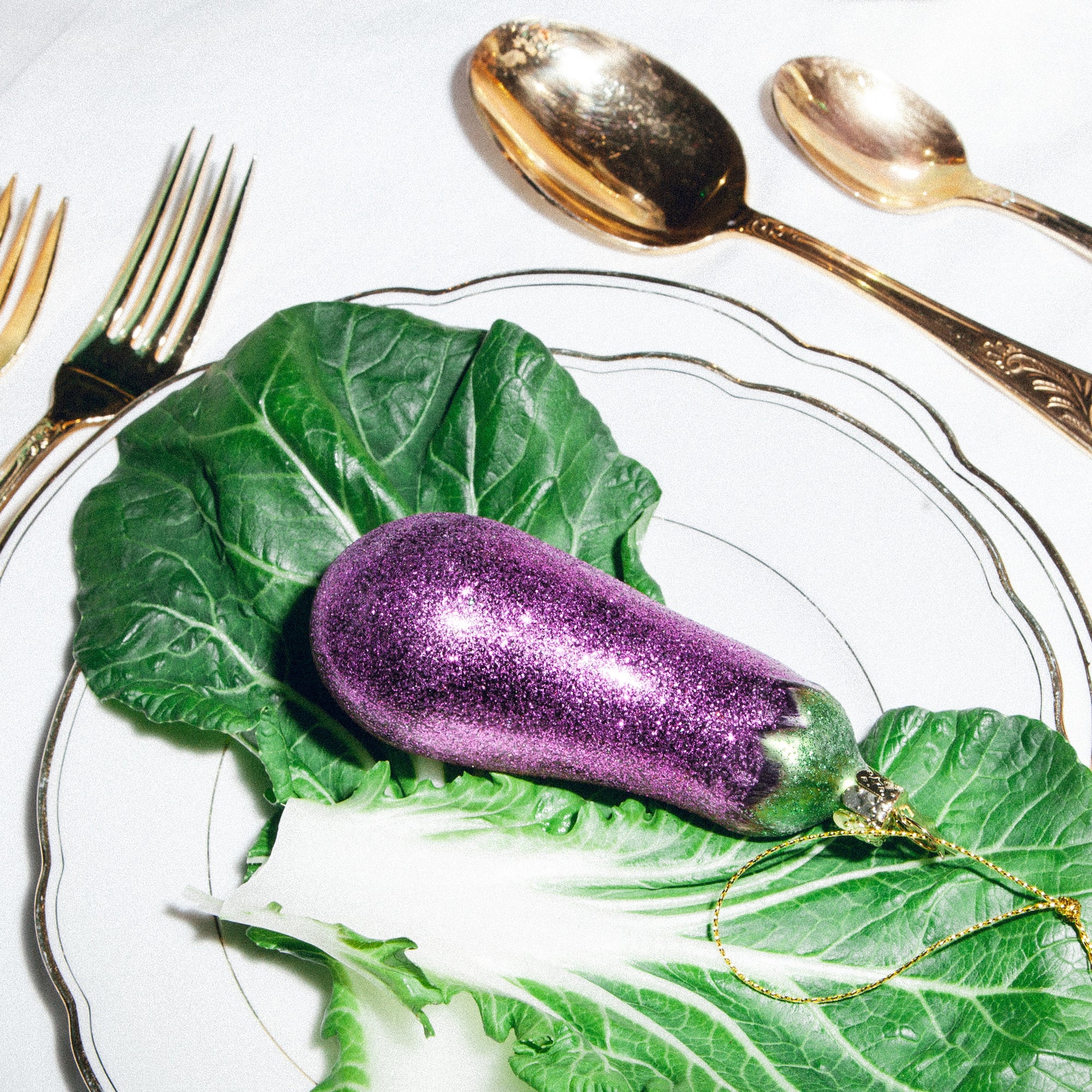 Kerst Ornament Aubergine - Vondels