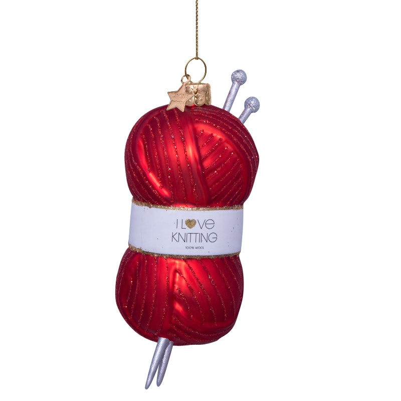 Christmas Ornament Red Yarn – Vondels