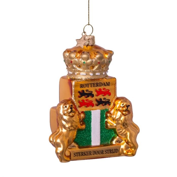 Kerst Ornament Schild van Rotterdam – Vondels