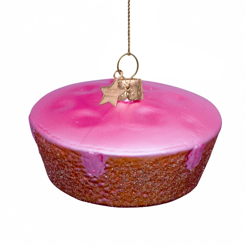 Kerst Ornament Roze Koek – Vondels