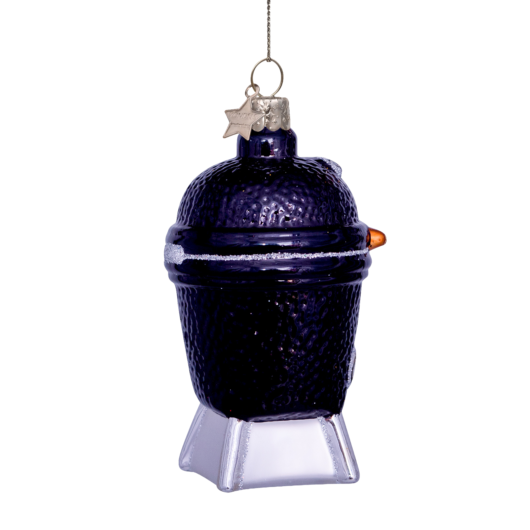 Kerst Ornament Kamado BBQ Zwart - Vondels