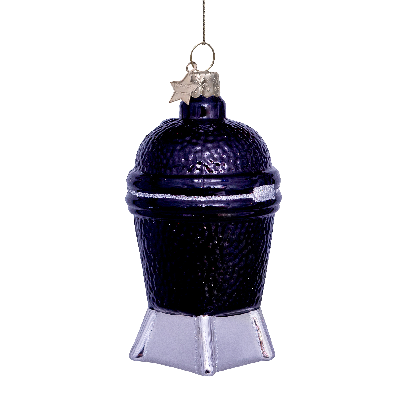 Kerst Ornament Kamado BBQ Zwart - Vondels