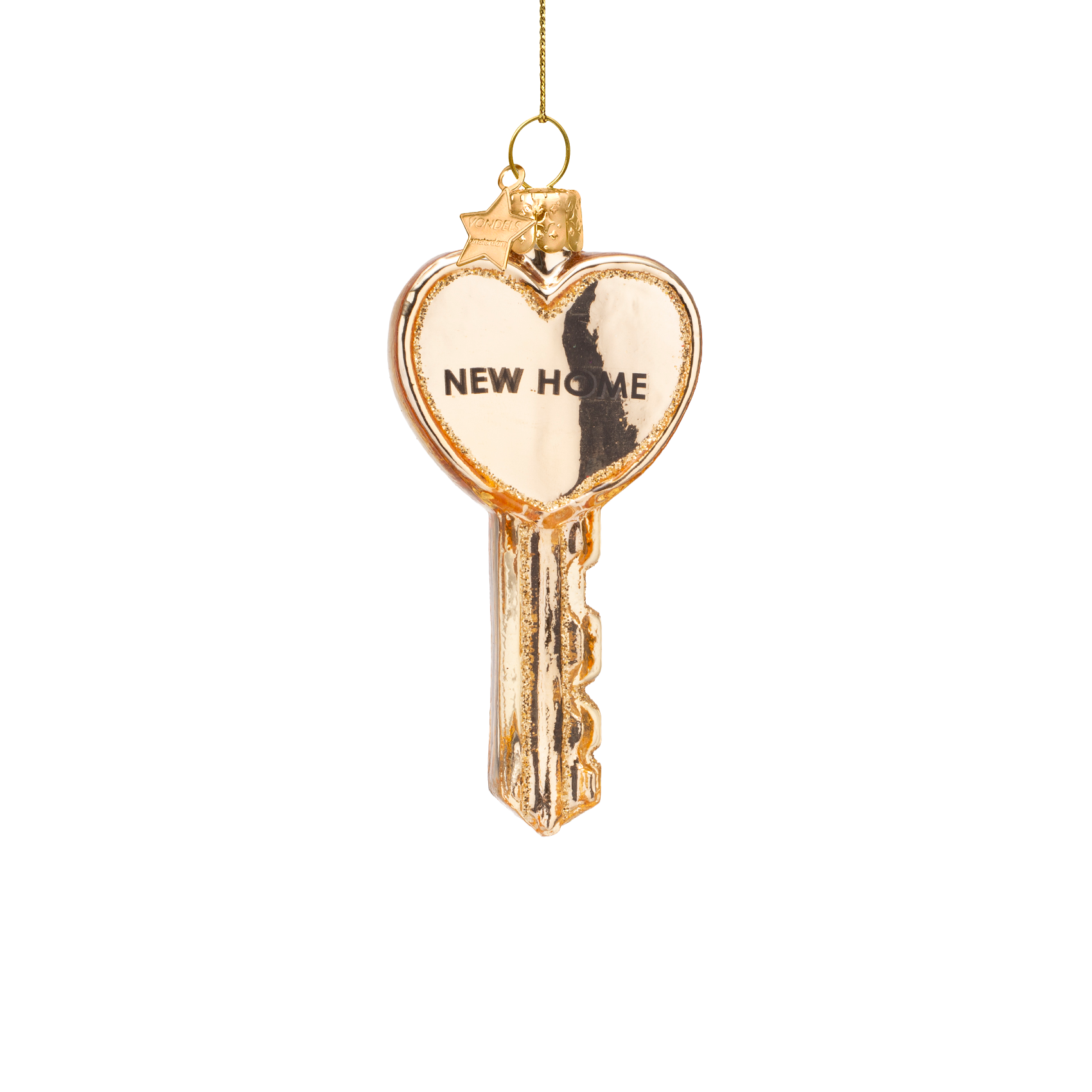 Kerst Ornament Gouden Sleutel - Vondels
