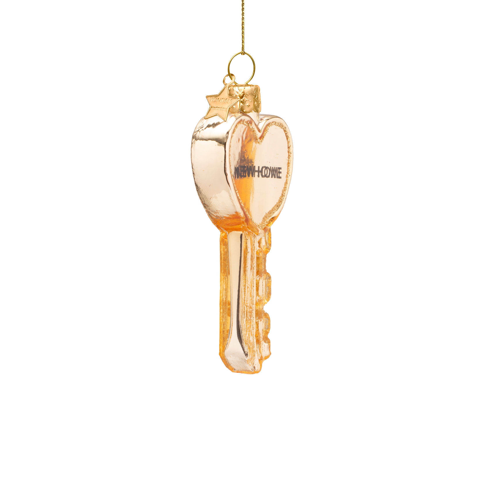 Kerst Ornament Gouden Sleutel - Vondels