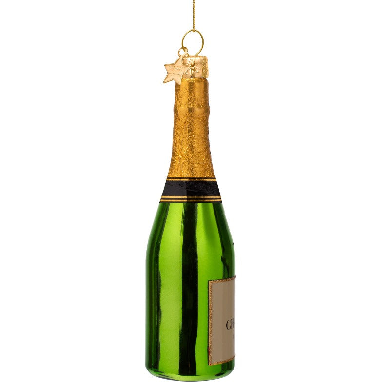 Kerst Ornament Champagne Fles – Vondels
