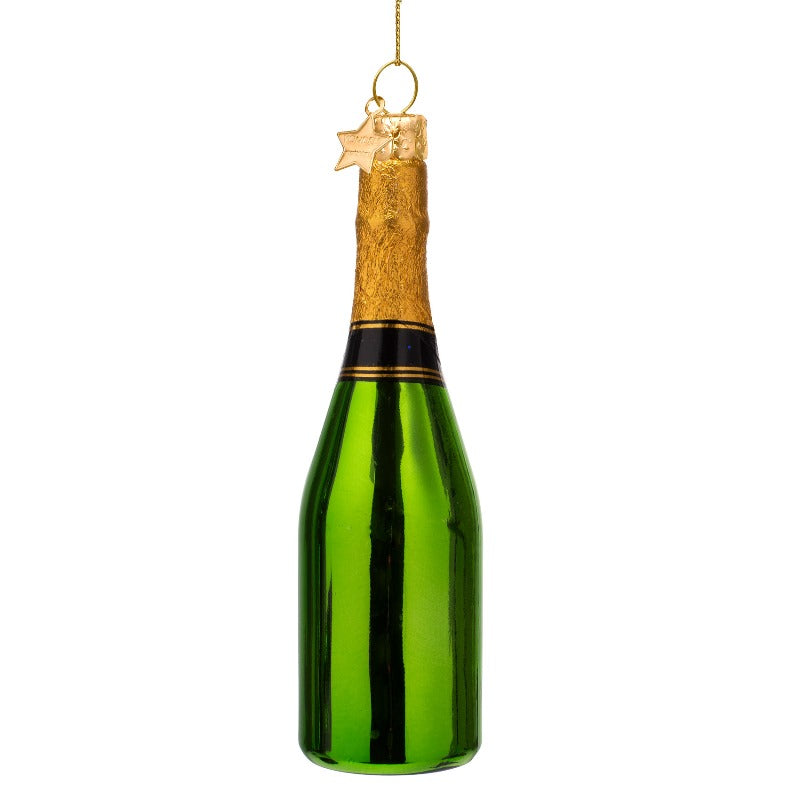 Kerst Ornament Champagne Fles – Vondels
