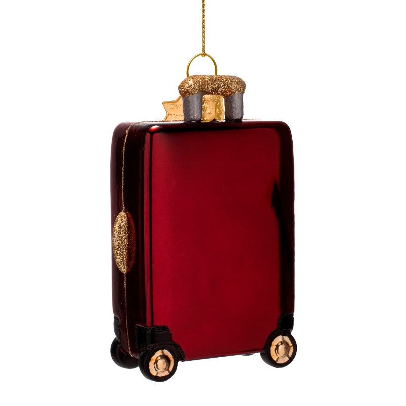 Kerst Ornament Koffer Catching Flights – Vondels