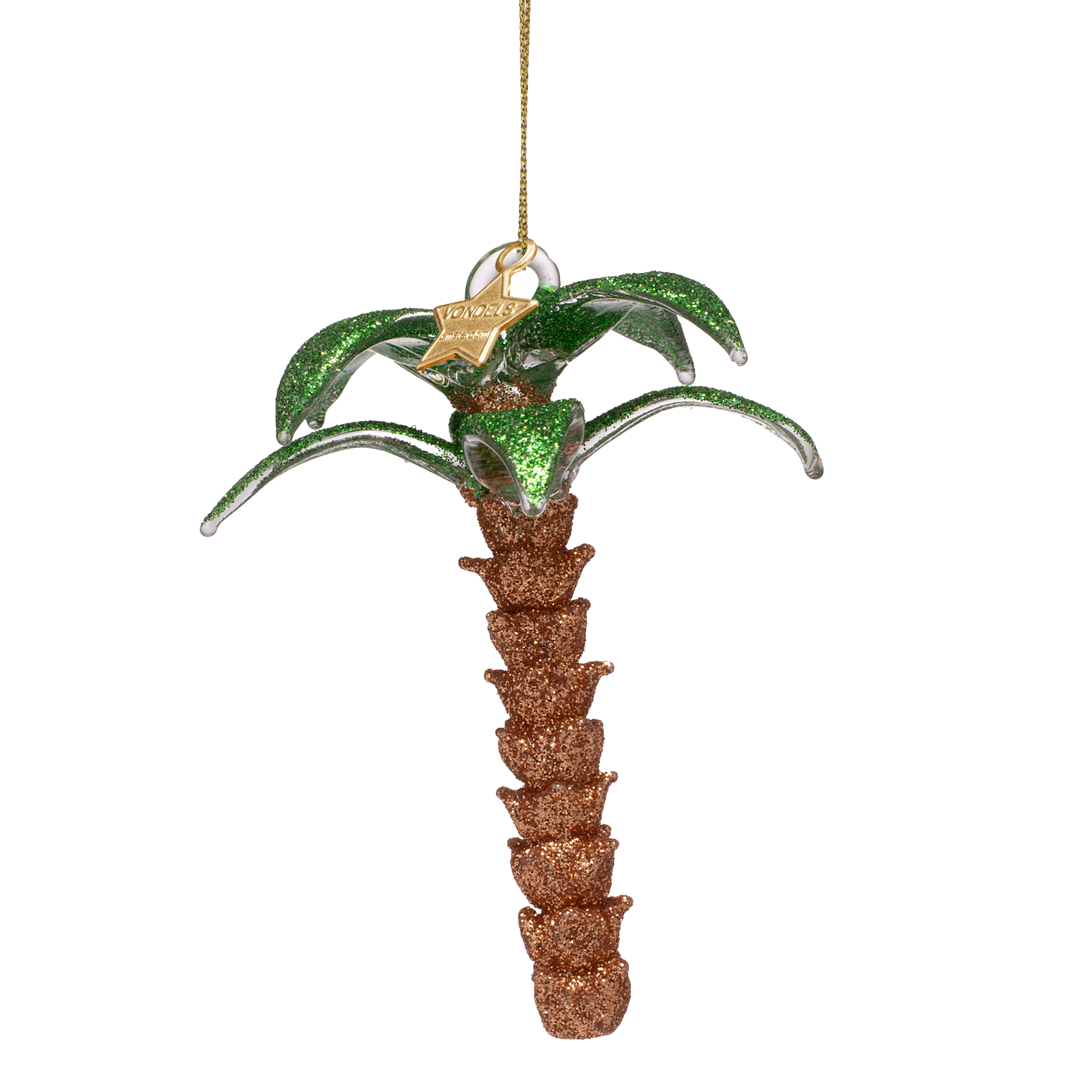Christmas Ornament Glitter Palm Tree - Vondels