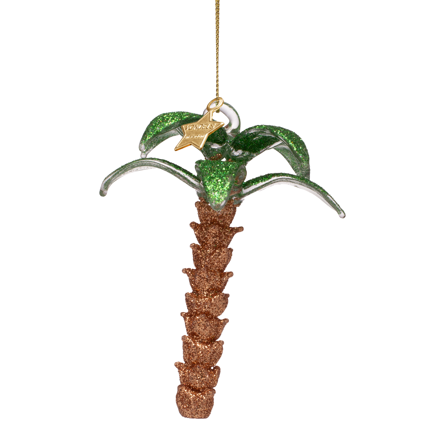 Christmas Ornament Glitter Palm Tree - Vondels
