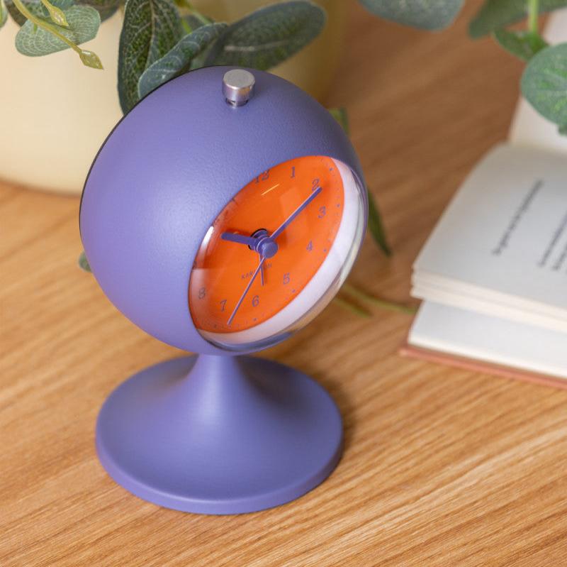 Alarm Clock Funky Retro Purple - Karlsson