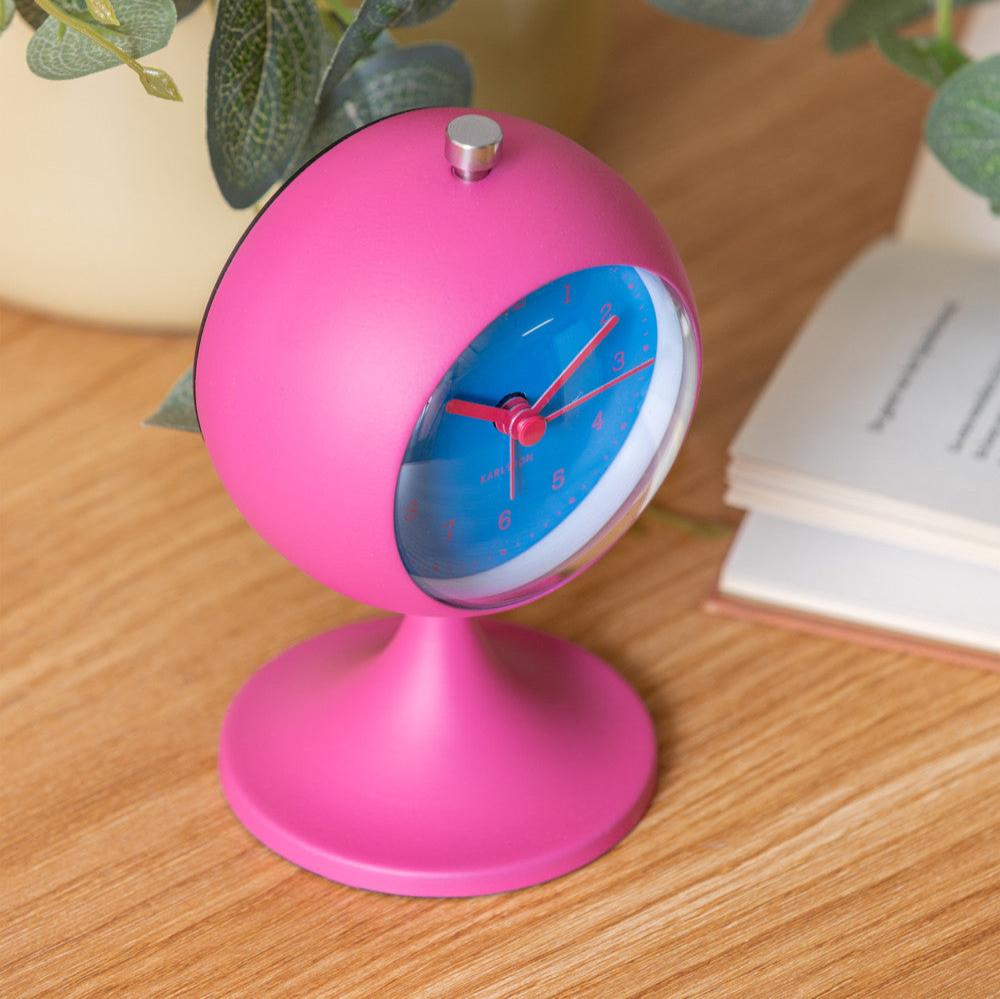 Alarm Clock Funky Retro Pink - Karlsson