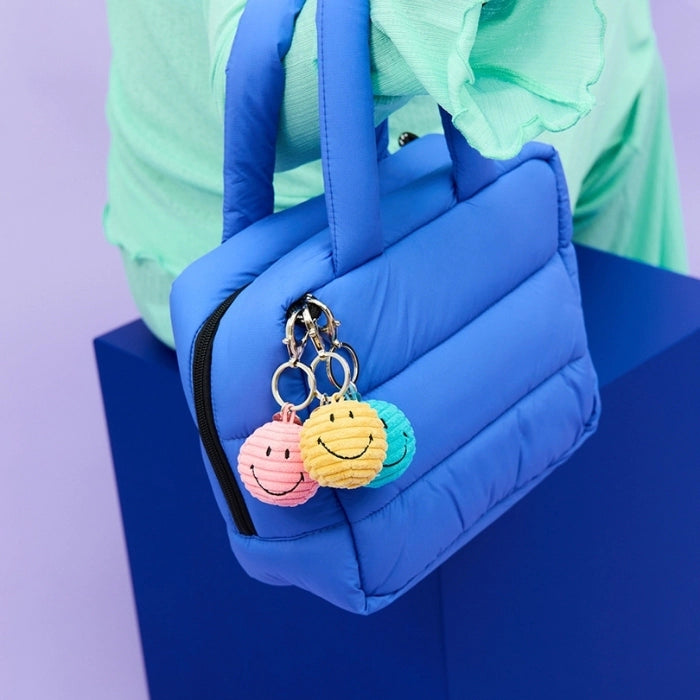Sleutelhanger Smiley ECO Corduroy Bubblegum Roze – Bon Ton Toys