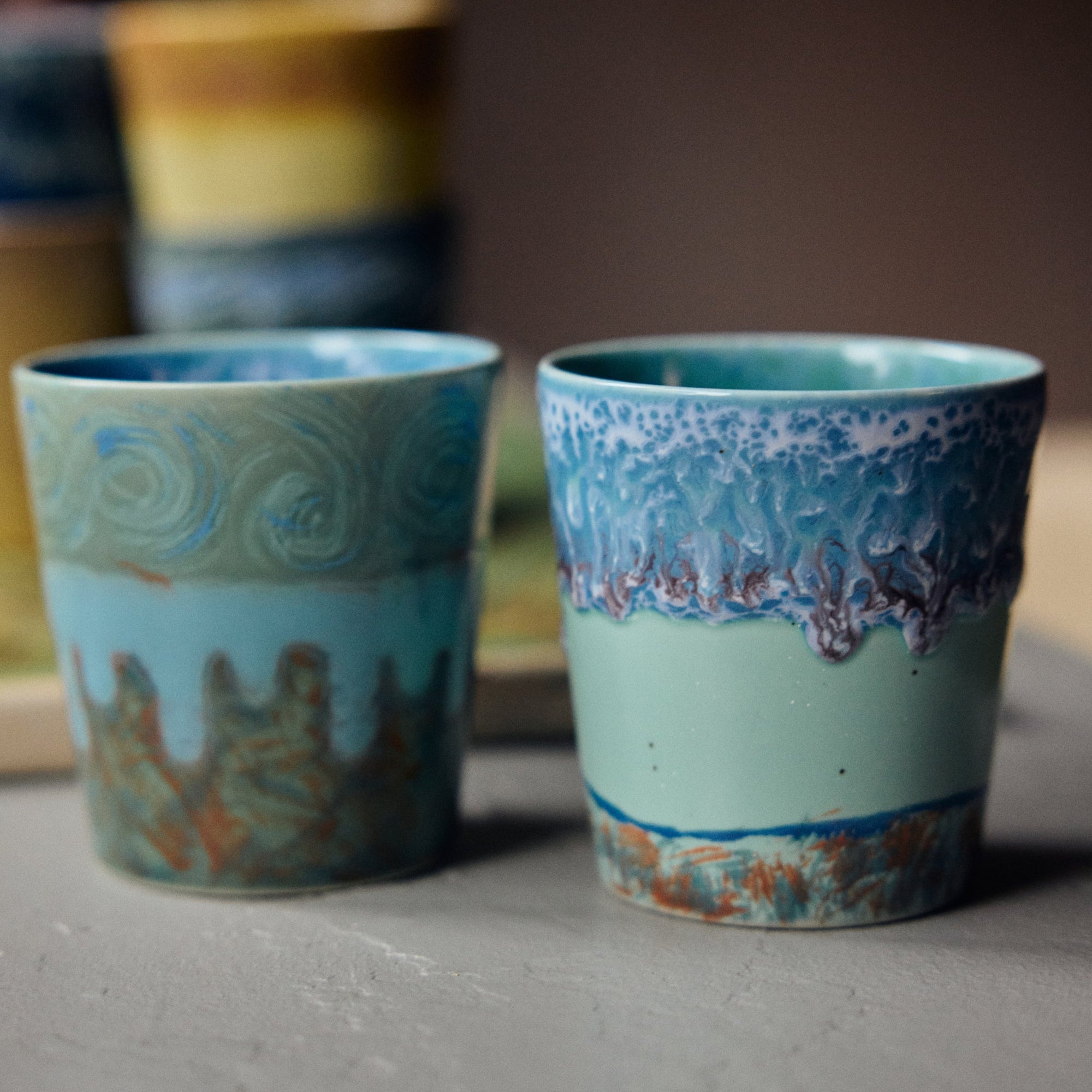 Mokken Lungo Van Gogh Self Portrait - HKliving (Set van 2)