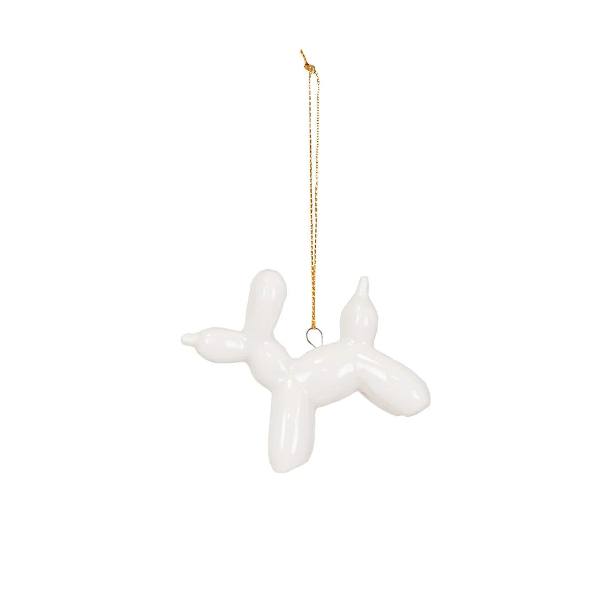 Kerst Ornament Ballon Dog Wit – House Vitamin