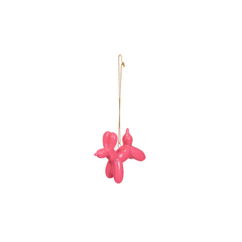 Kerst Ornament Ballon Dog Roze – House Vitamin