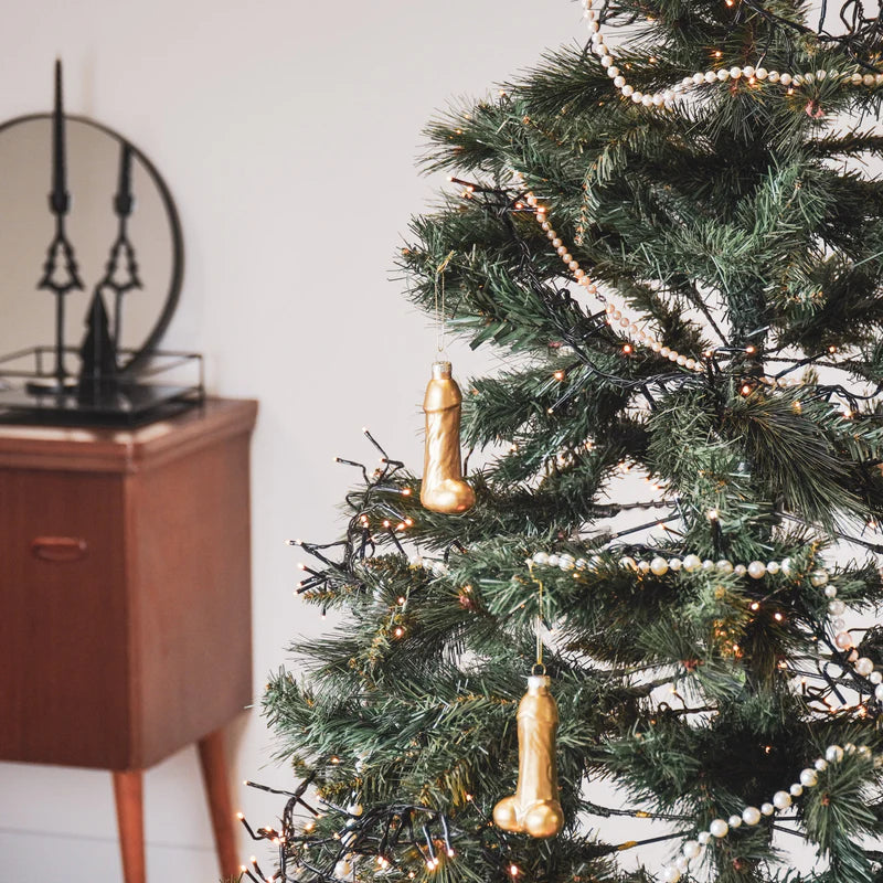 Christmas Ornament Penis Gold – House Vitamin