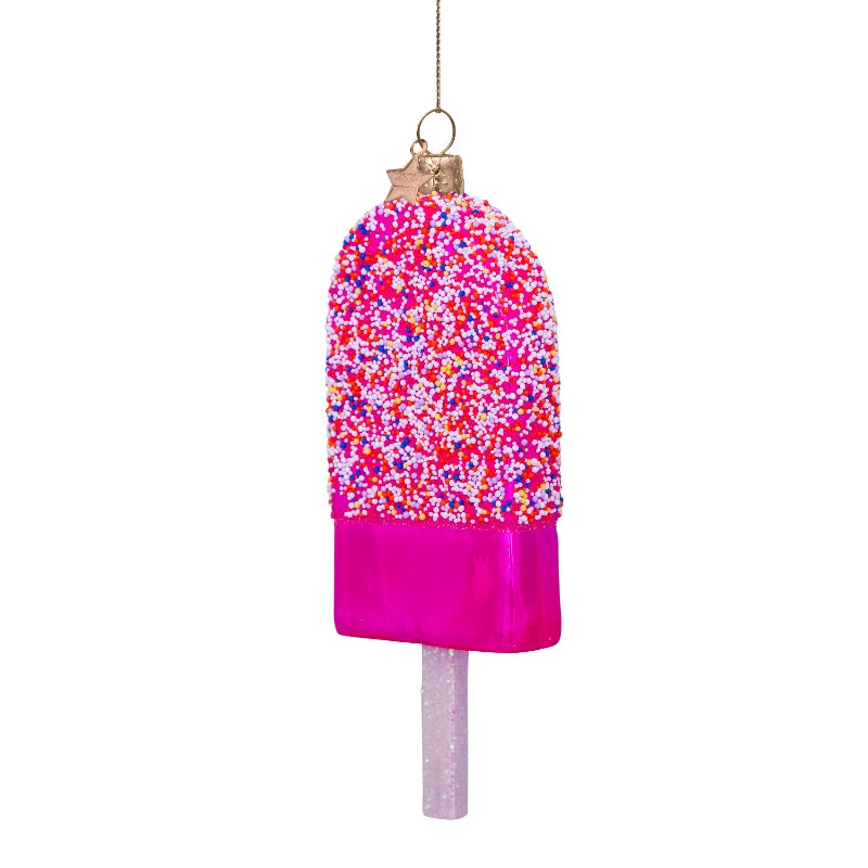 Kerst Ornament Roze IJsjes – Vondels