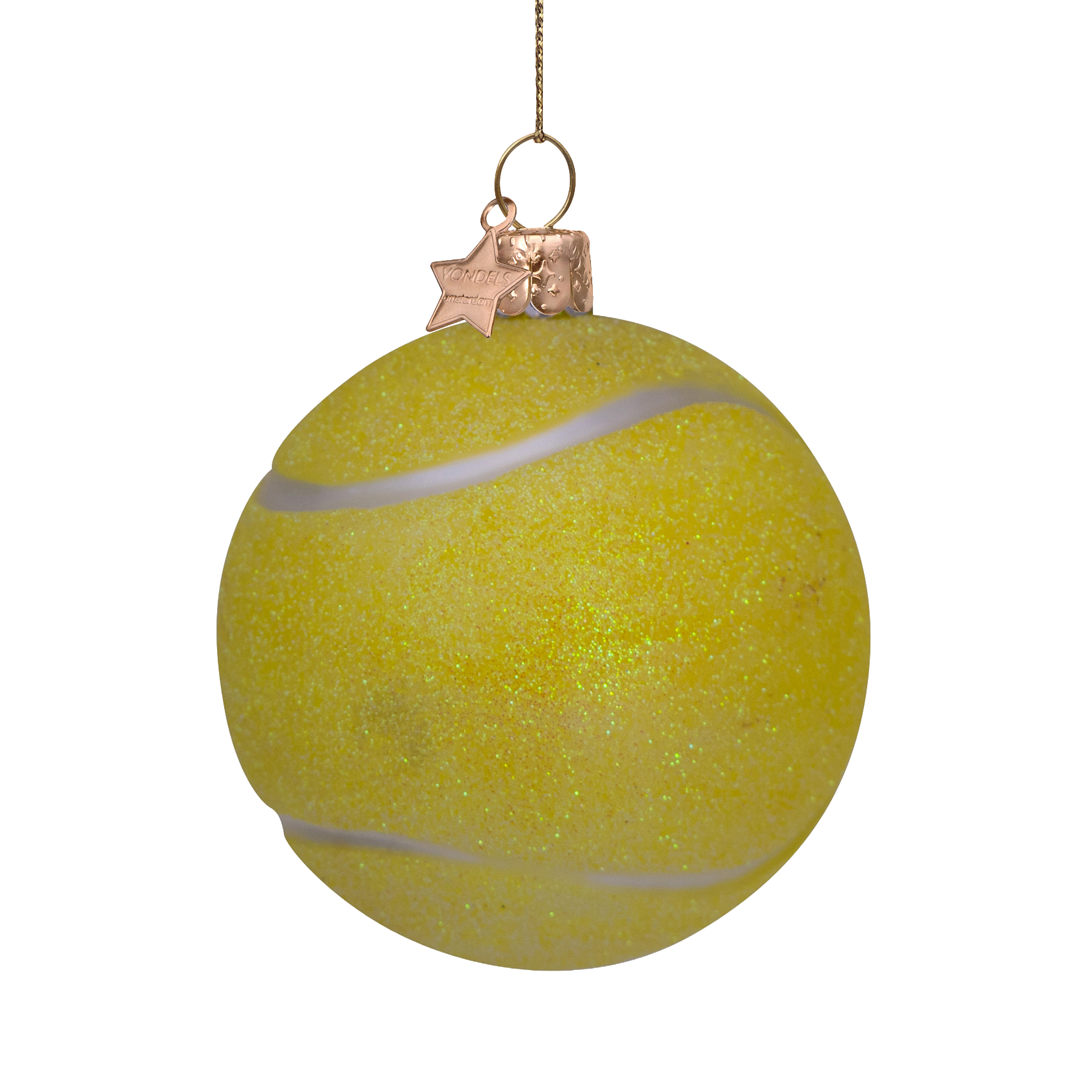 Christmas Ornament Tennis Ball Yellow - Vondels