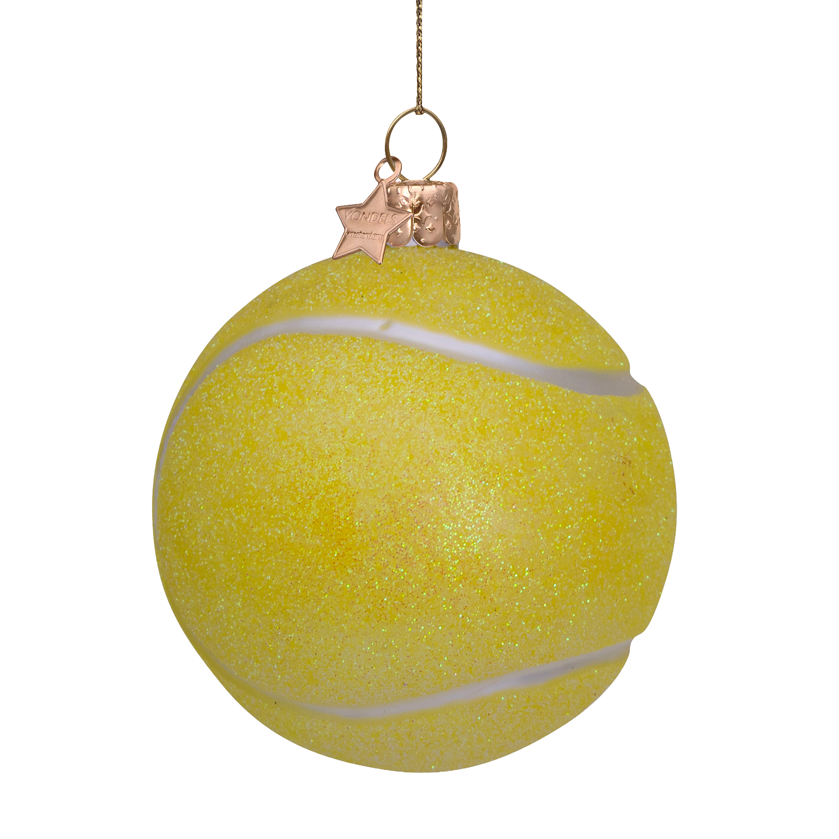 Christmas Ornament Tennis Ball Yellow - Vondels