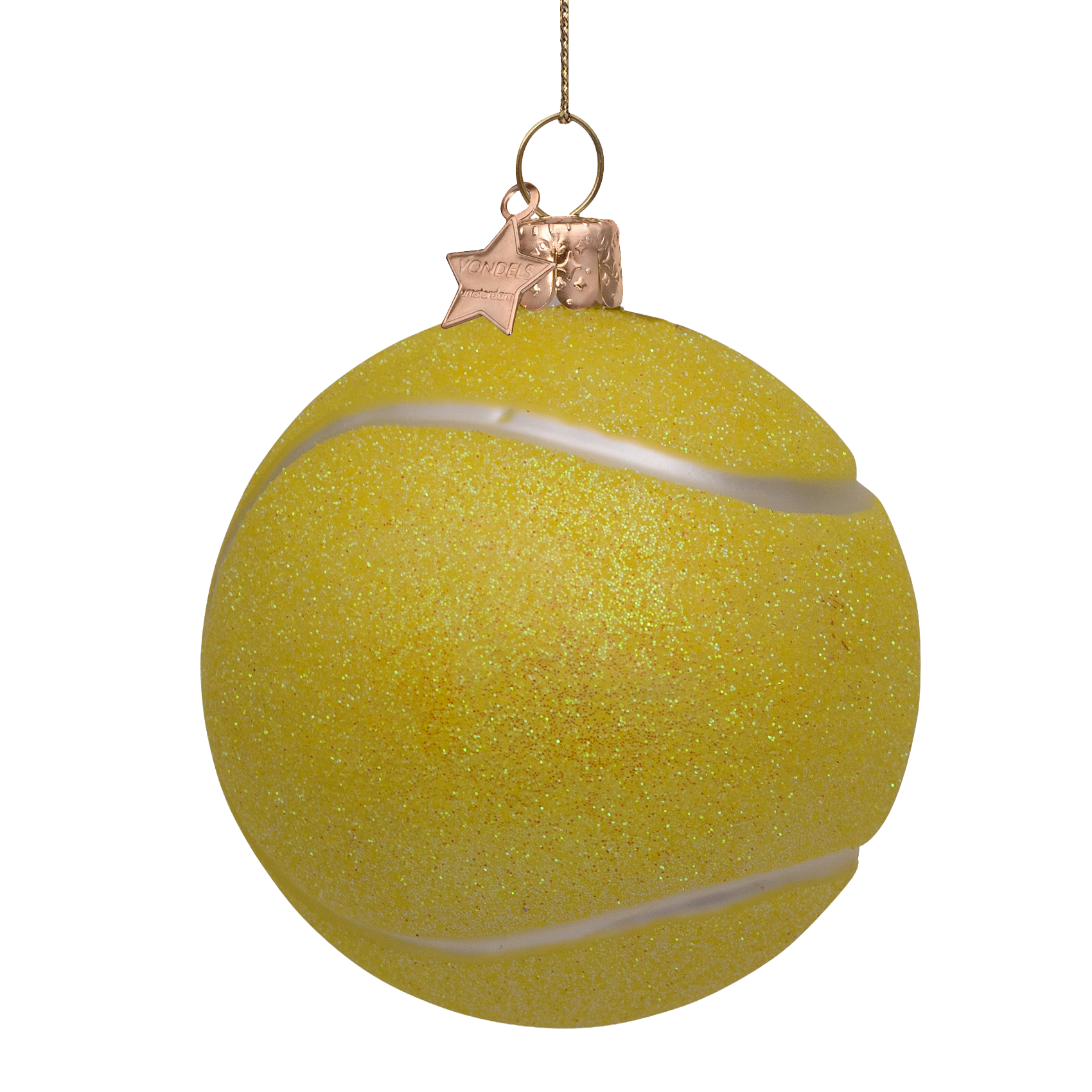 Christmas Ornament Tennis Ball Yellow - Vondels