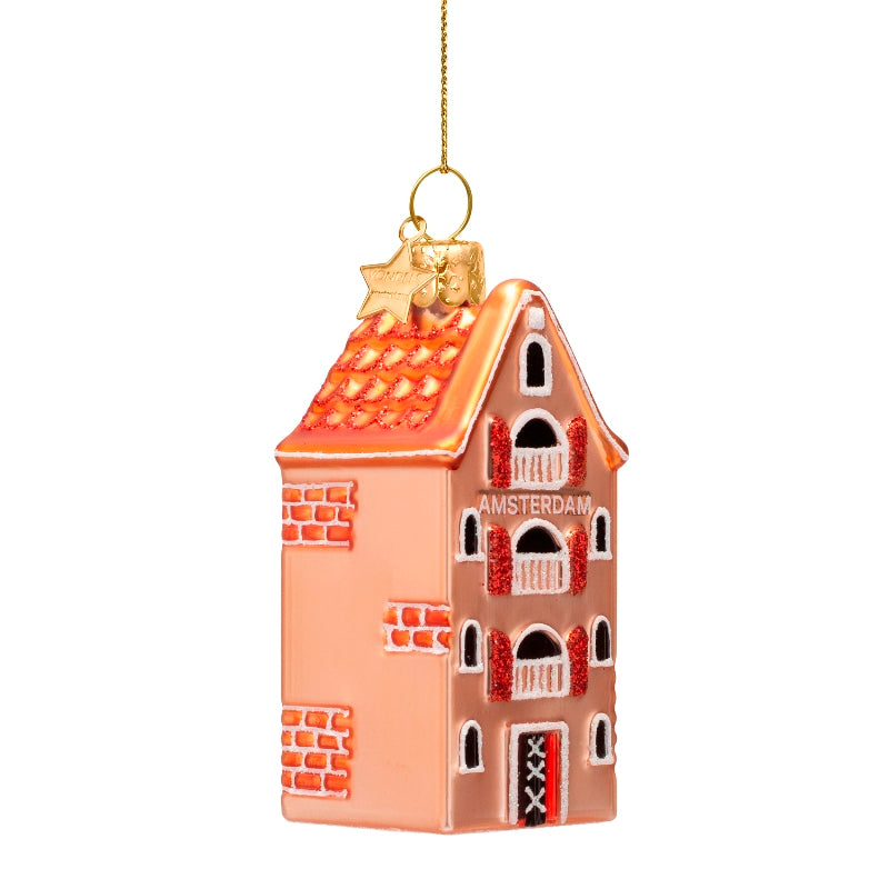 Kerst Ornament Amsterdams Grachtenpand – Vondels