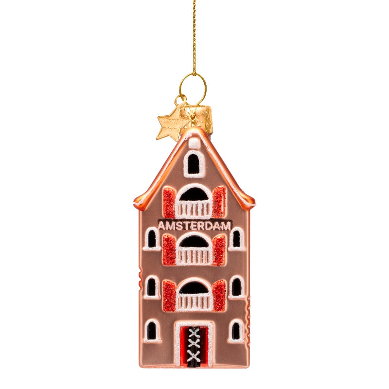 Kerst Ornament Amsterdams Grachtenpand – Vondels