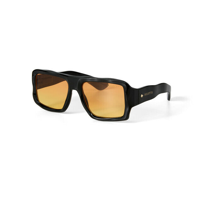 Sunglasses Kansas Black Yellow Lens OKKIA x SELETTI - Okkia
