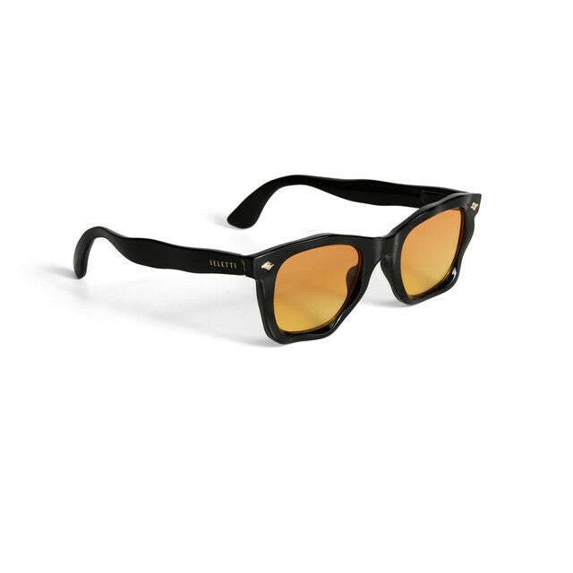 Sunglasses Dakota Black Yellow Lens OKKIA x SELETTI - Okkia