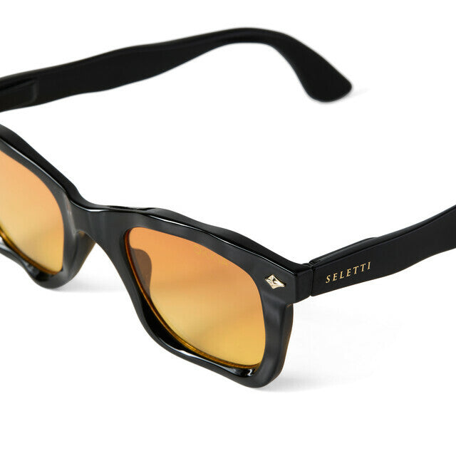 Sunglasses Dakota Black Yellow Lens OKKIA x SELETTI - Okkia