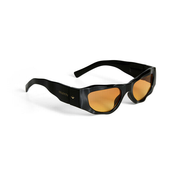 Sunglasses Colorado Black Yellow Lens OKKIA x SELETTI - Okkia
