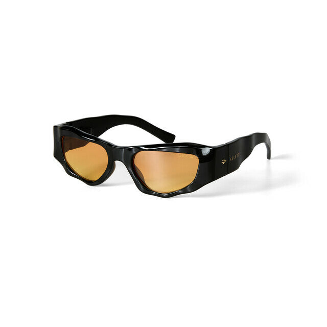 Sunglasses Colorado Black Yellow Lens OKKIA x SELETTI - Okkia